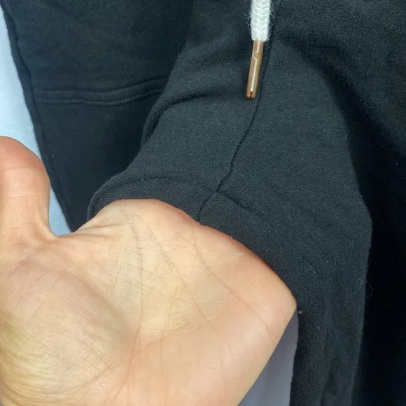 MONROW Revolve Supersoft Fleece Hooded Jumpsuit - Black - Size Small - Picture 10 of 16